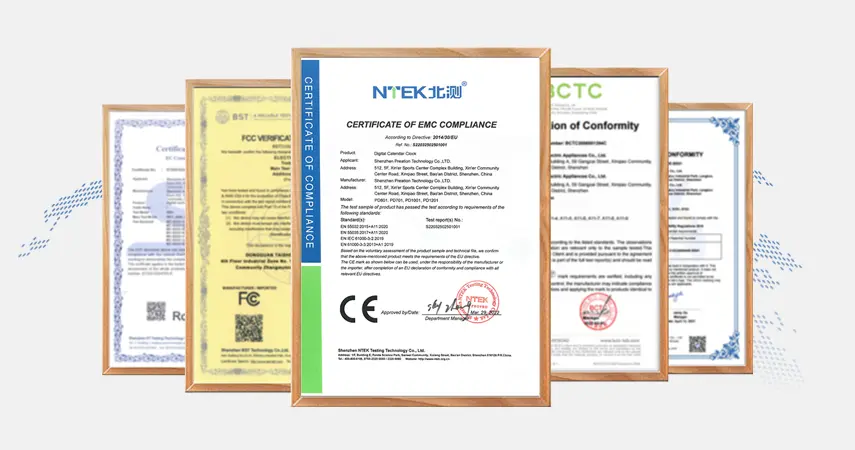 Our products have a number of professional certificates