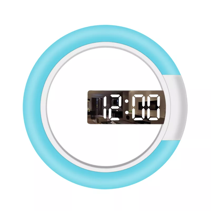 3D LED Night Light Wall Clock
