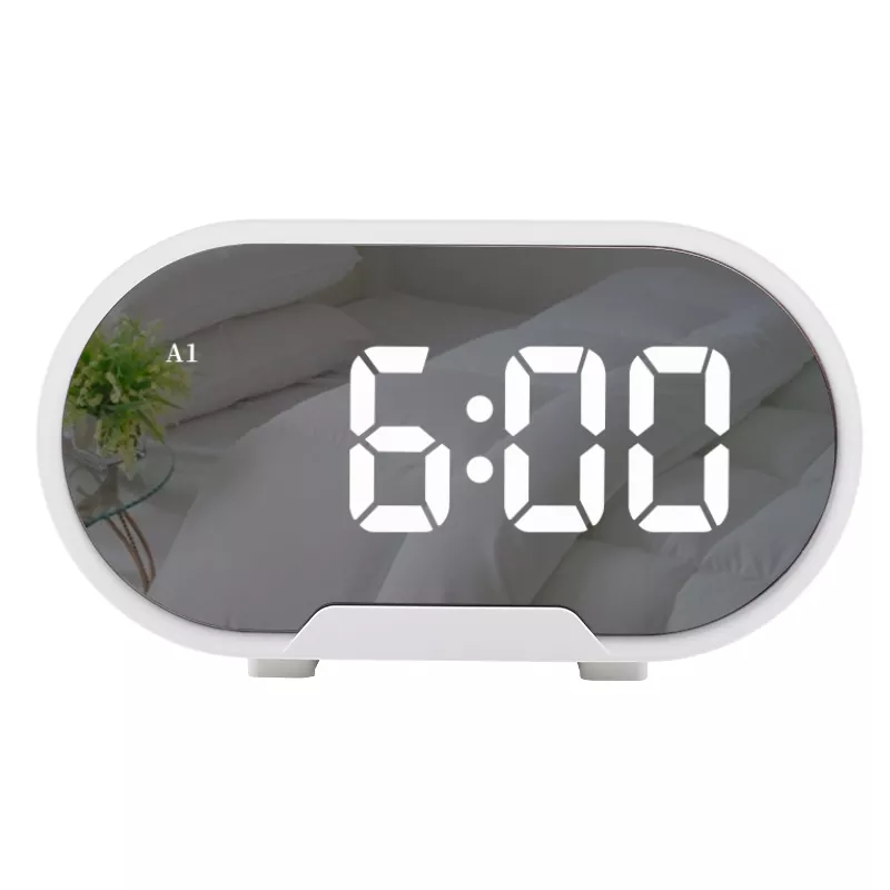 5.5 Inch LED Table Mirror Alarm Clock