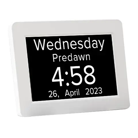 8 Inch Talking Time Memory Loss Clock
