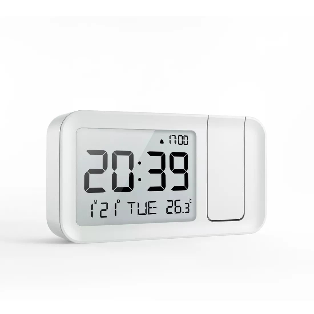 LCD Time Week Temperature Projection Clock
