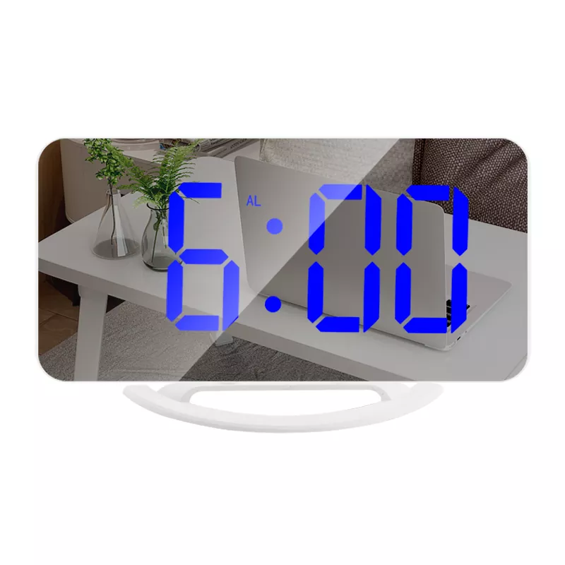 LED Mirror Alarm Clock